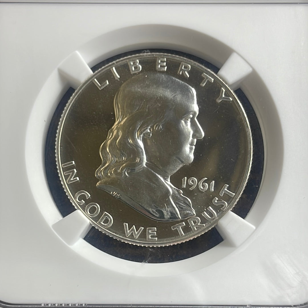 1961 50c Franklin Half Dollar NGC PF68 STAR.