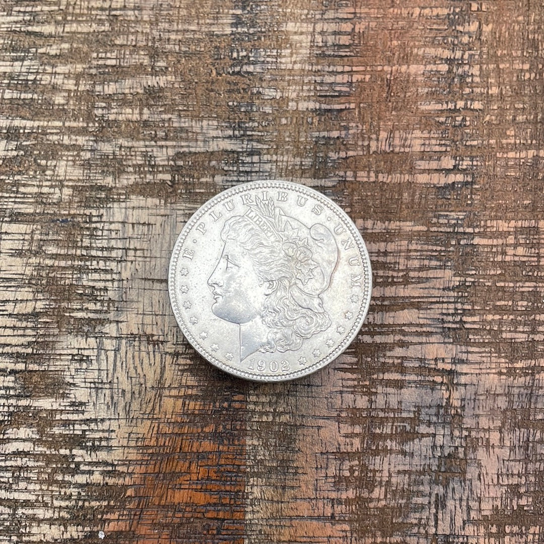 1902 $1 US Morgan Silver Dollar