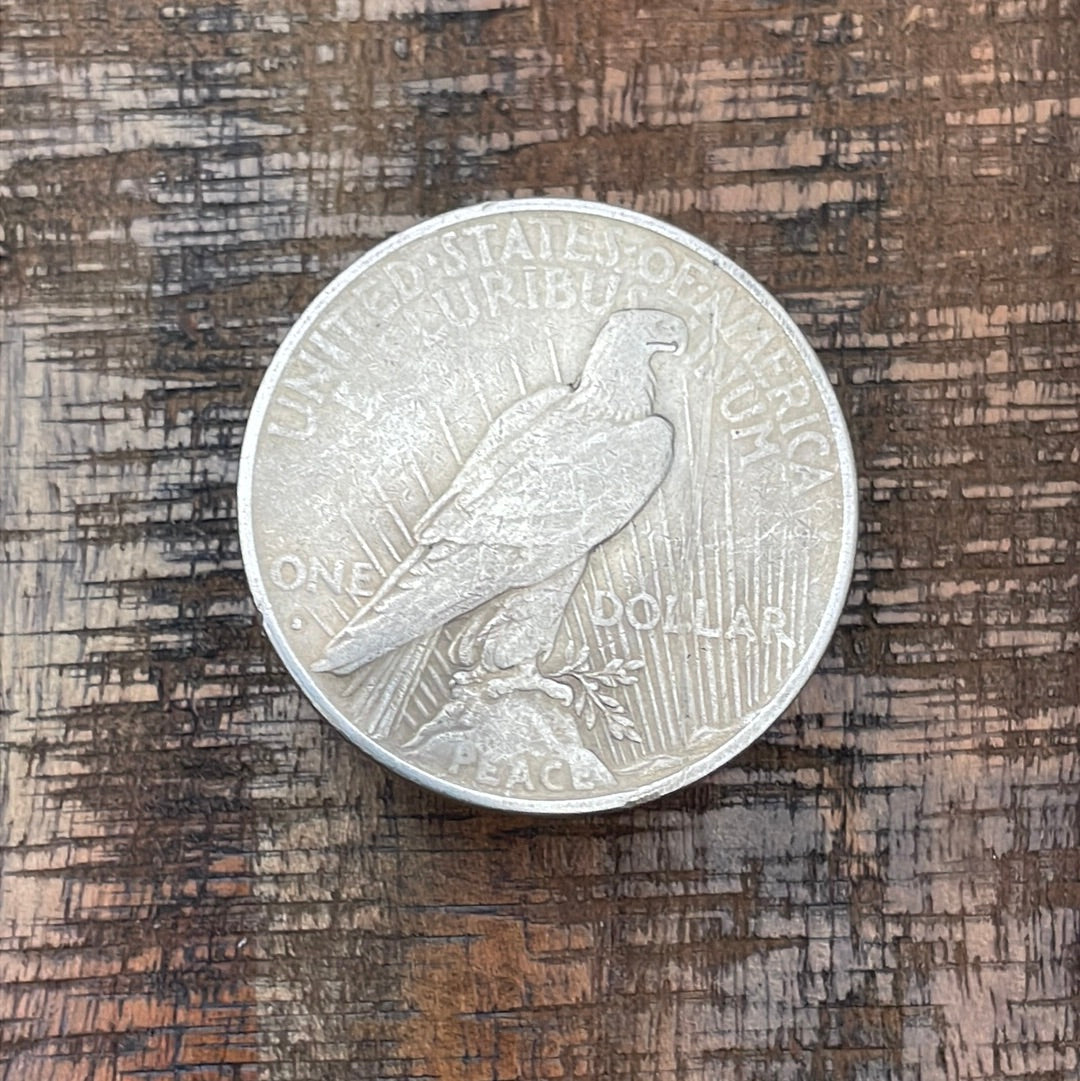1934-S $1 US Silver Peace Dollar