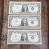 1957 Series A $1 Silver Certificate - Set of 3 Consecutive Serial Numbers - Uncirculated