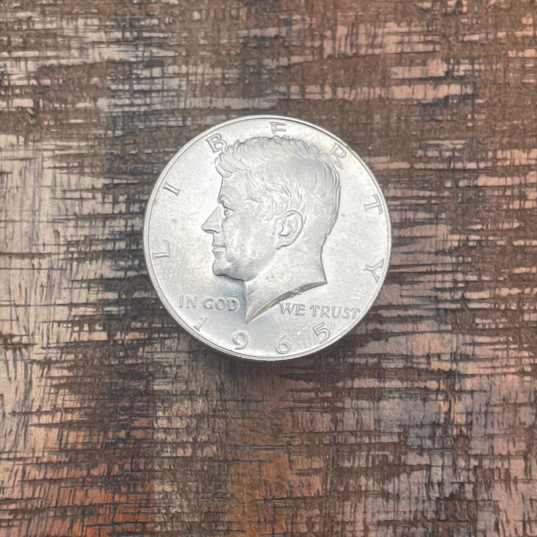 1965 50c Kennedy Half Dollar 40% Silver