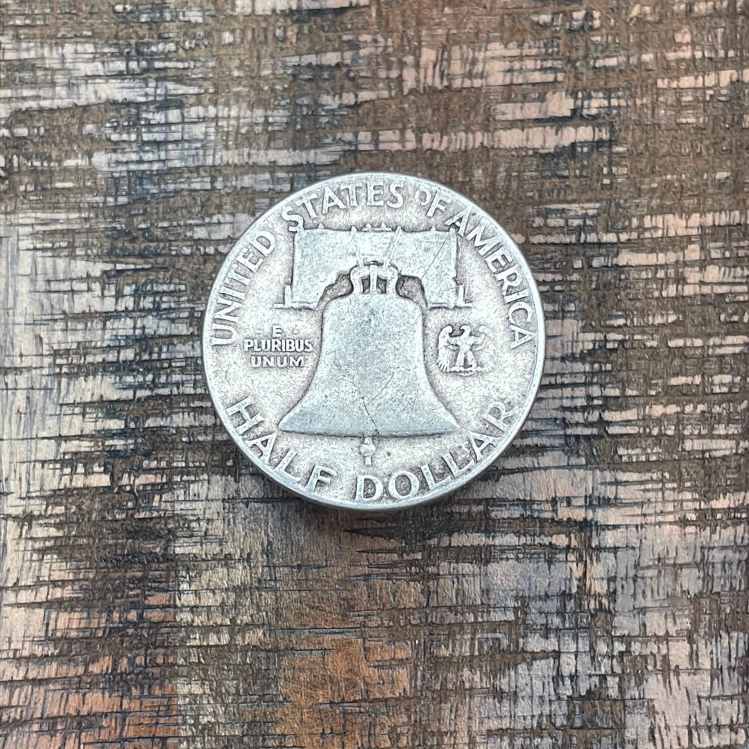 1954 50C US Franklin Half Dollar
