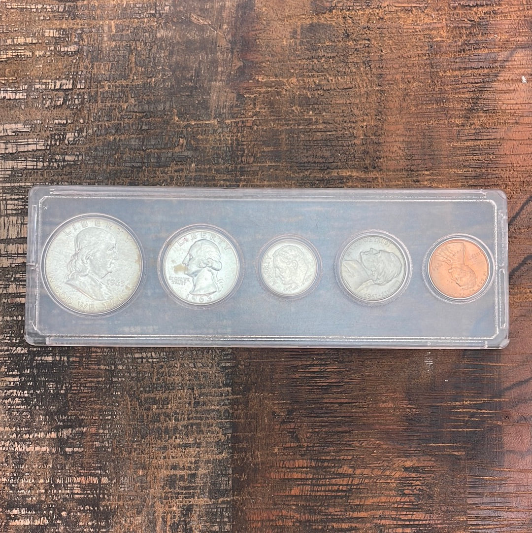 1963 Birth Year Set. Brilliant Uncirculated Coins