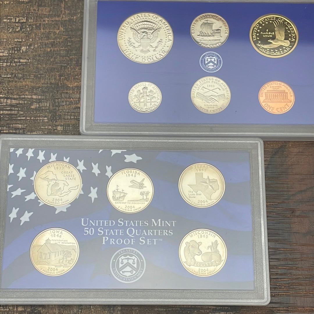 2004 - 11 Coin Proof Set in OGP