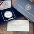 1992-W US $1 White House 200th Anniversary Proof Silver Dollar in OGP w/ COA