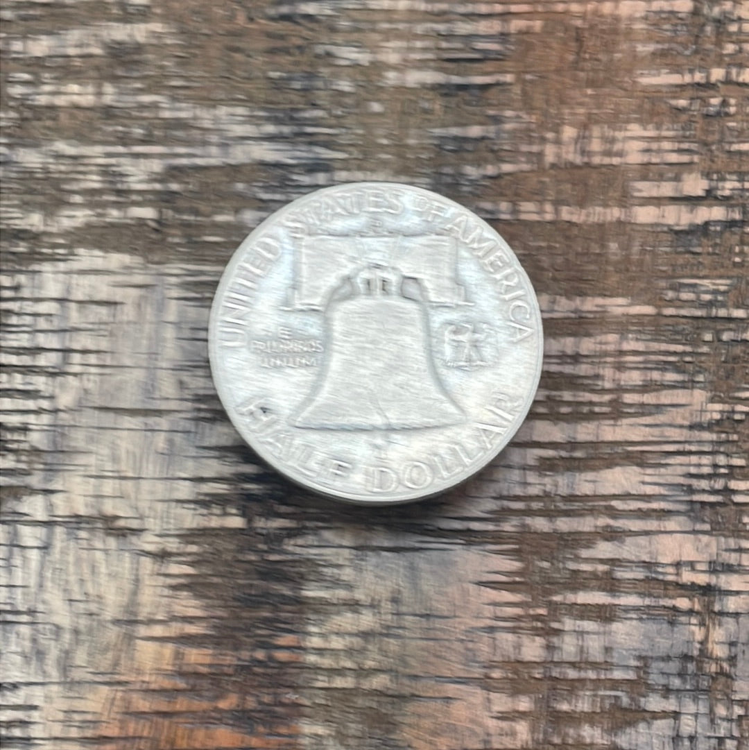 1961-D 50C US Franklin Half Dollar
