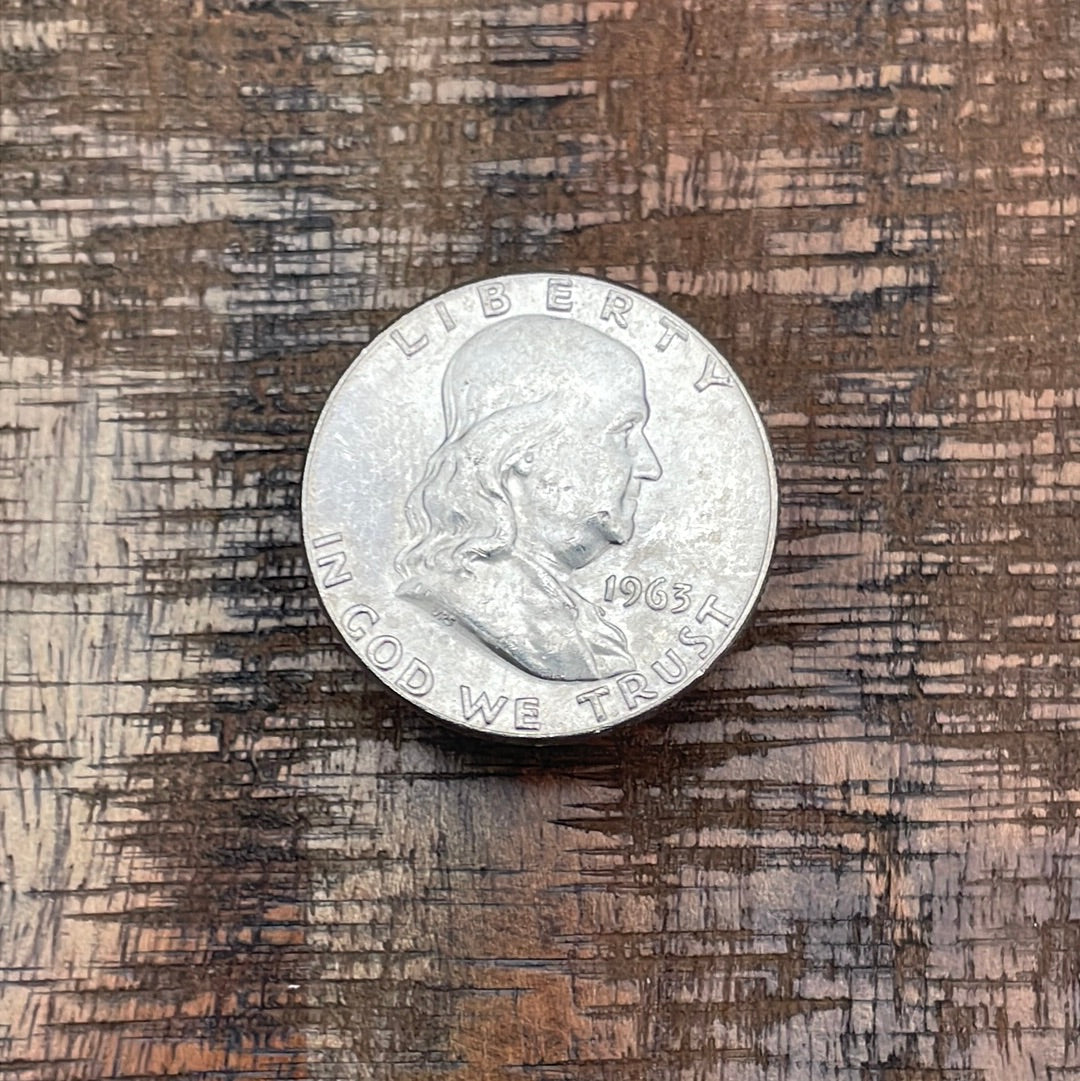 1963 50C US Franklin Half Dollar