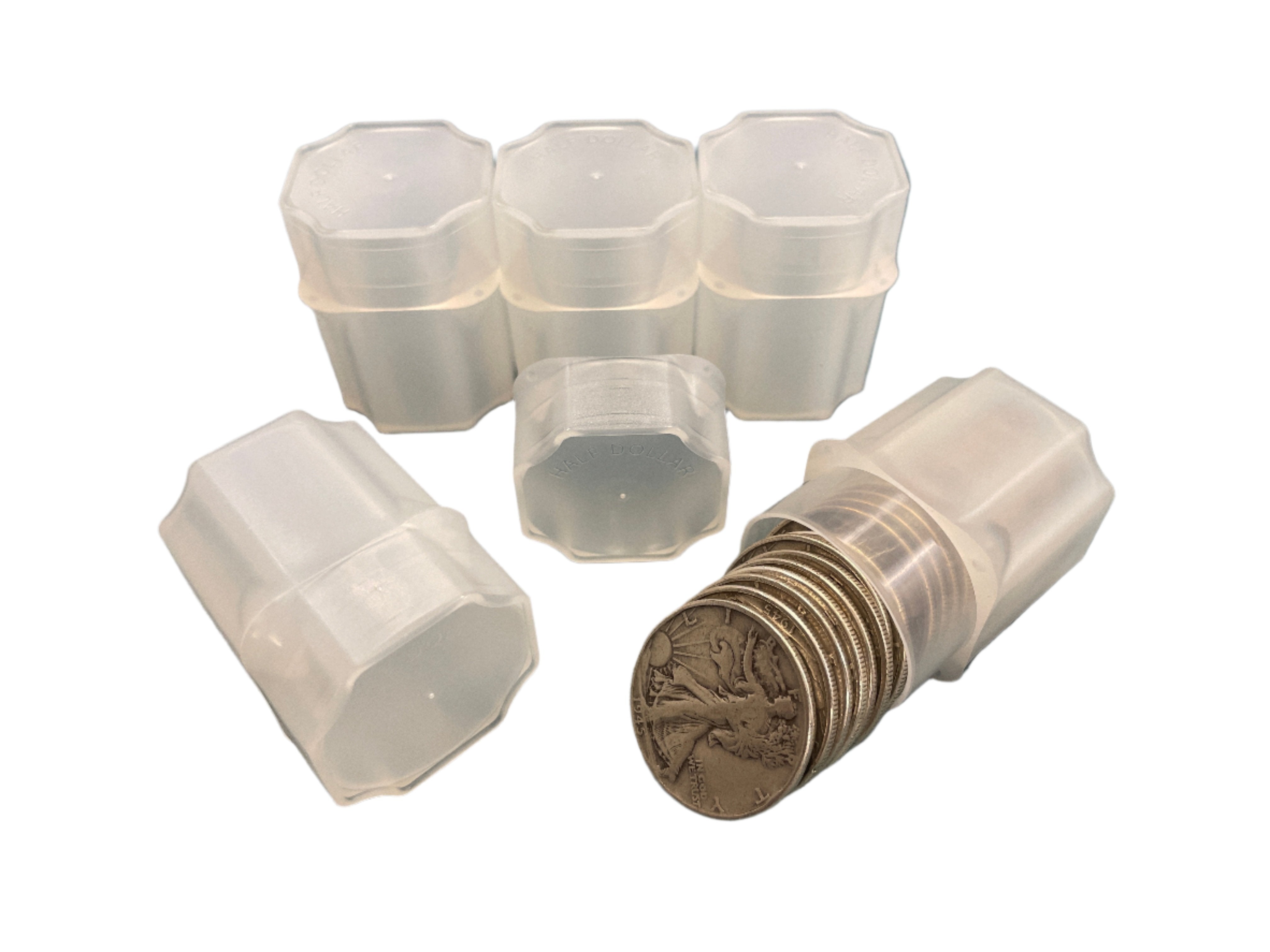 thumbnail image 2 of Guardhouse Square Coin Tubes – For Half Dollars – Made In USA – 10 Pack – New 2 of 5