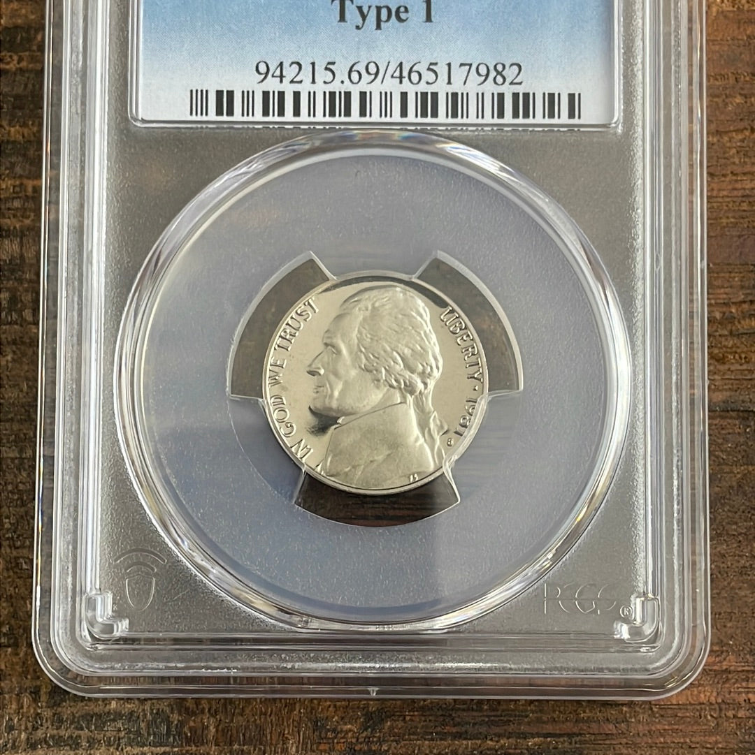 1981-S US Jefferson Nickels PCGS PR69DCAM Type 1.