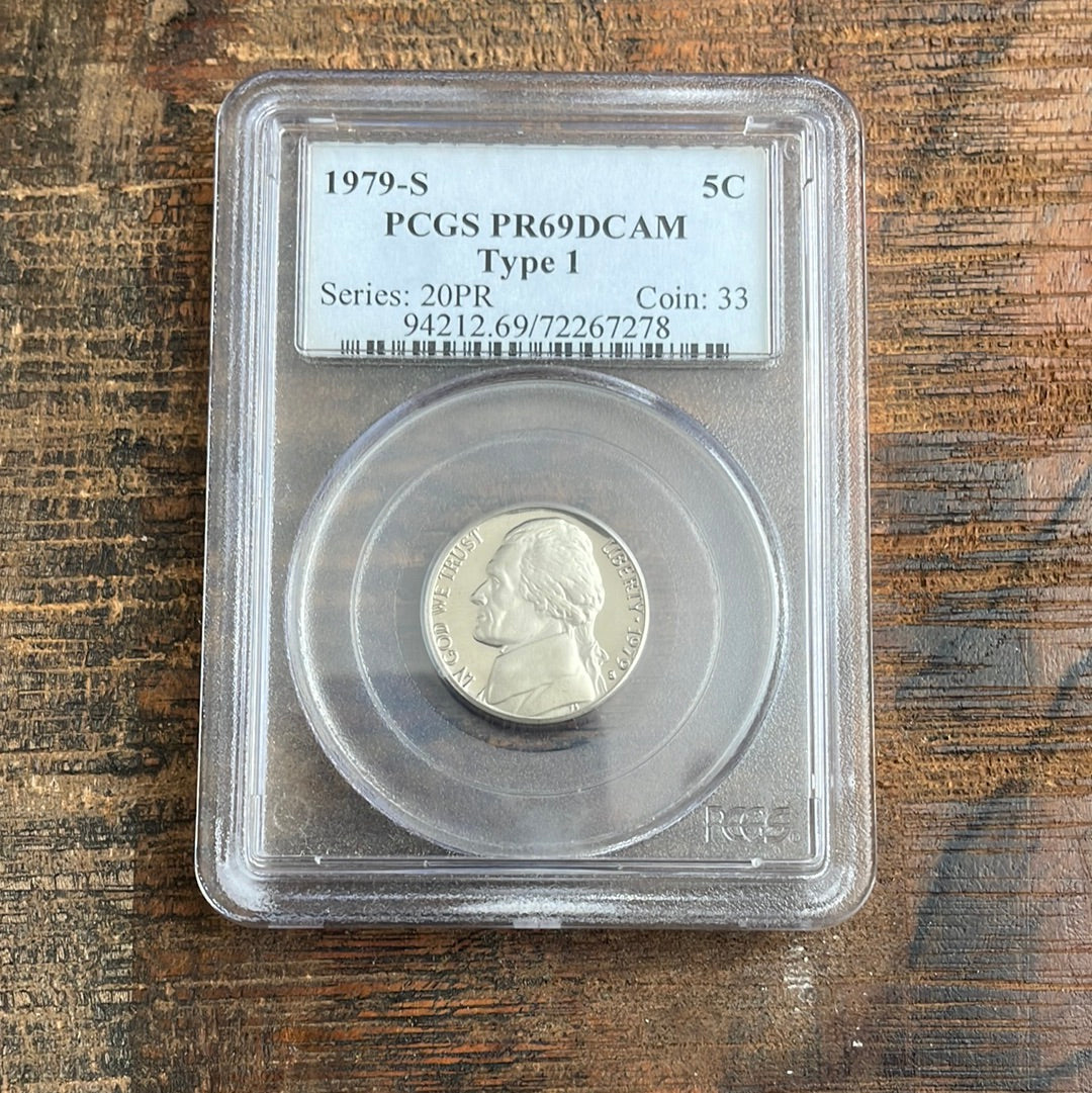1979-S 5c US Jefferson Nickel PCGS PR69 DCAM Type 1