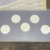 2001-D Commemorative Quarters Platinum Set in OGP with COA