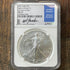 2021 $1 US Eagle Landing T-2 FDOI NGC MS70 Gaudioso Signed Label.
