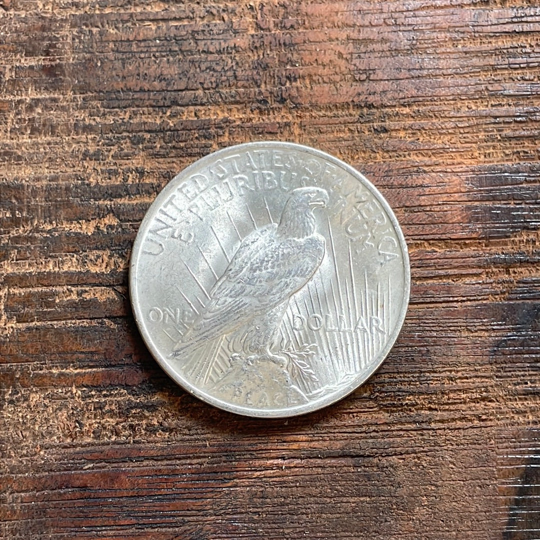 1923 $1 US Silver Peace Dollar
