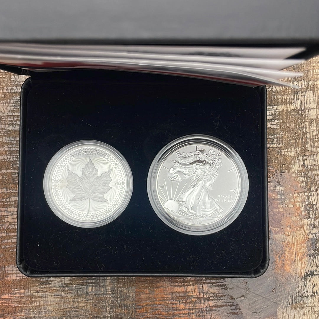 2019 Pride of Two Nations~Canada Set and US Set~ 2 coins in each set 4 coins total ~  In OGP with BOX and COA