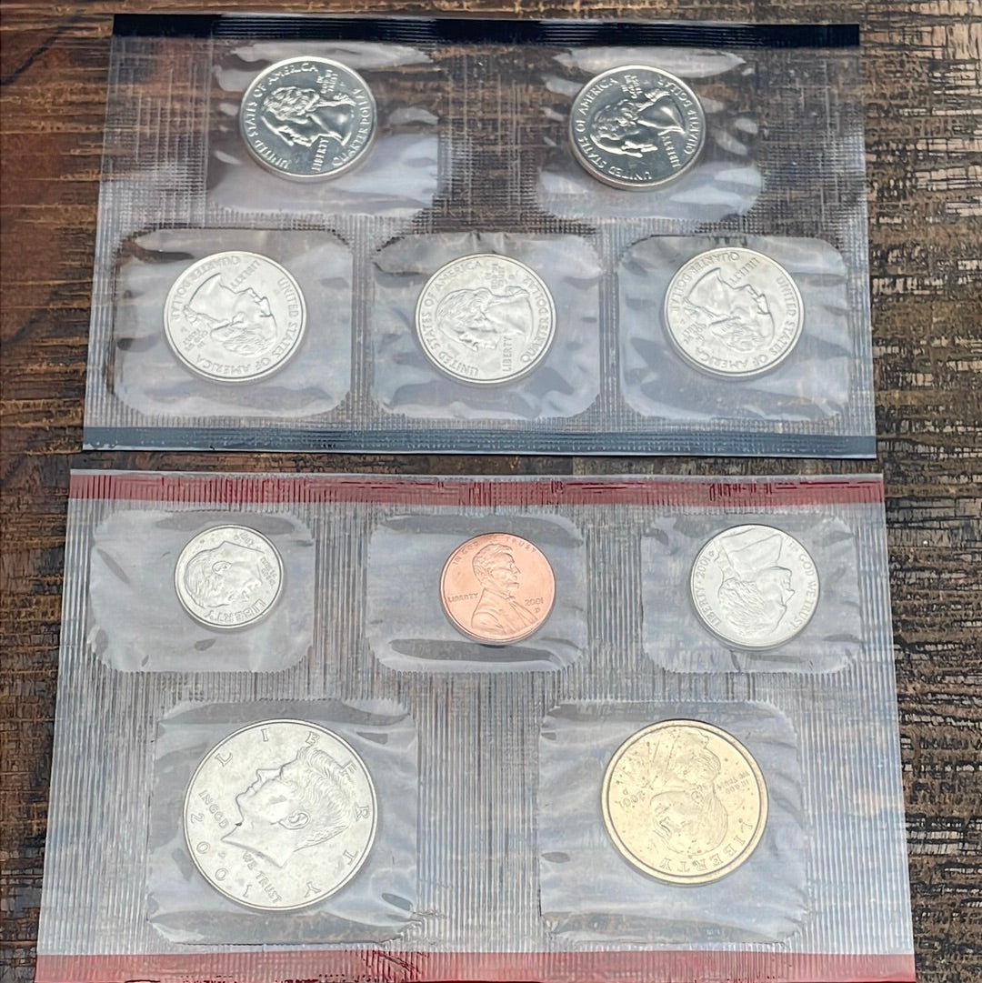 2001 Mint Set in Envelope