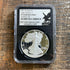 2021-W $1 American Silver Eagle T-2 NGC PF 70 Ultra Cameo