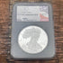 2021-W $1 US American Silver Eagle~ Heraldic Eagle T-1~ Congratulations Set~ FDOI~ NGC PF70 Ultra Cameo ~ Mercanti Signed