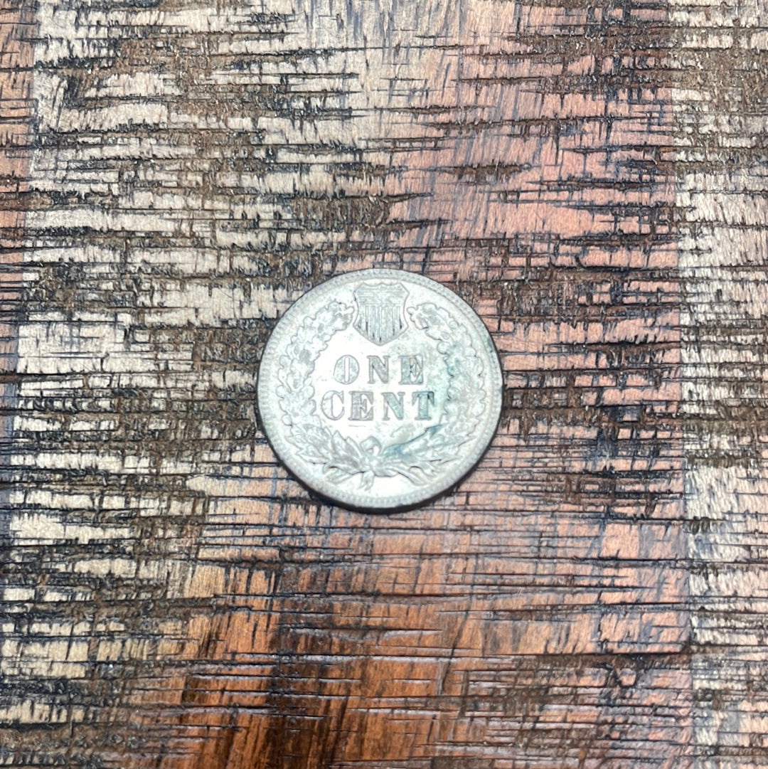 1900 1C US Indian Head Cent~ Silver Colored ~ Full Liberty