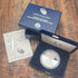 2017-W $1 US American Silver Eagle Proof Coin~Capsule, Presentation Case, Box, with COA.