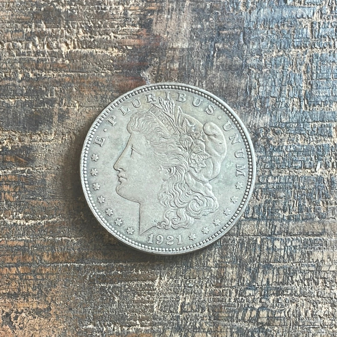 1921 $1 US Morgan Silver Dollar