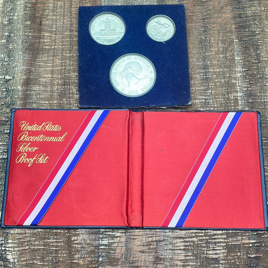 1976 Bicentennial Silver Proof Set ~ No outer box