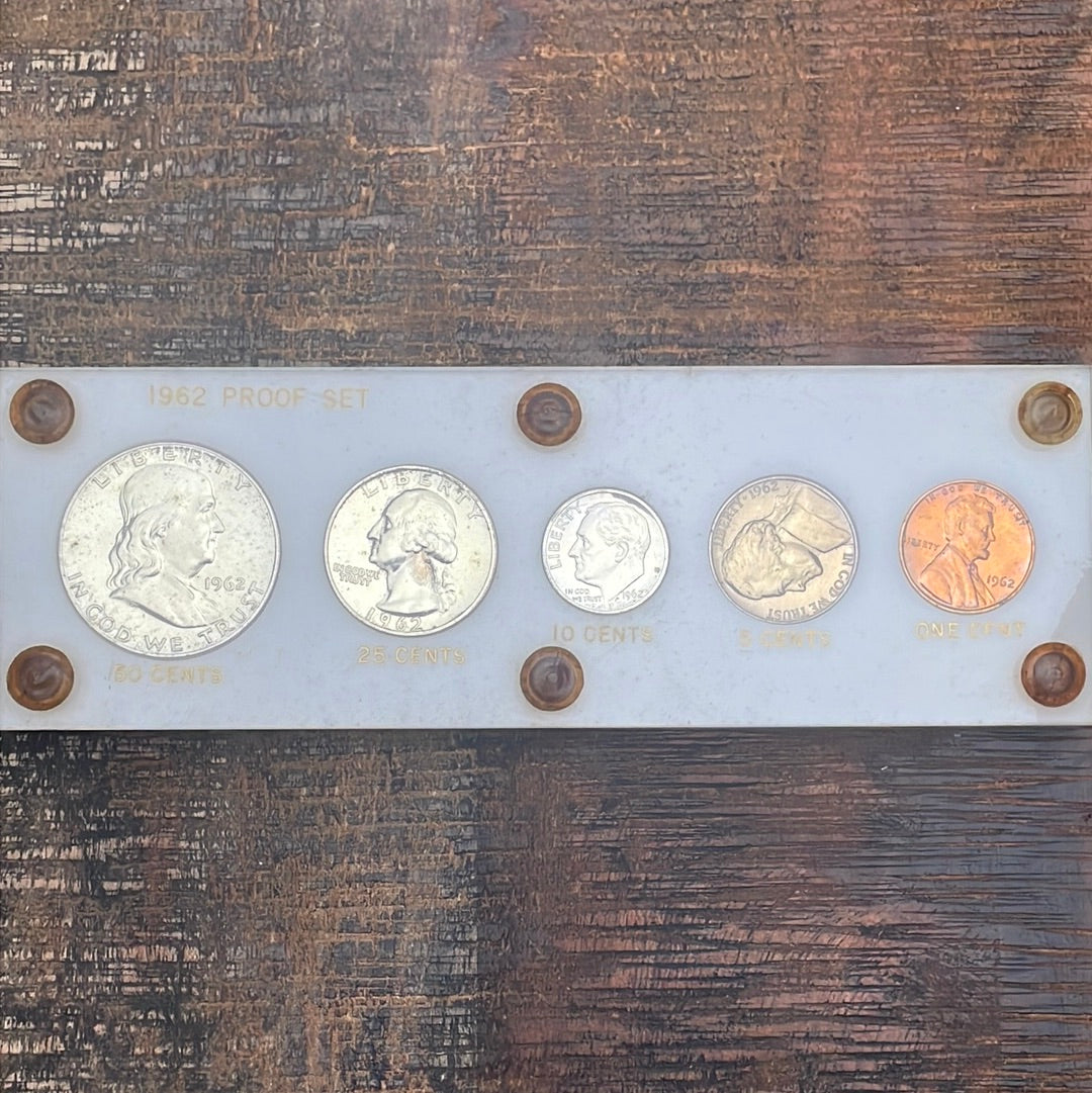 1962 Proof Set in Plastic Holder