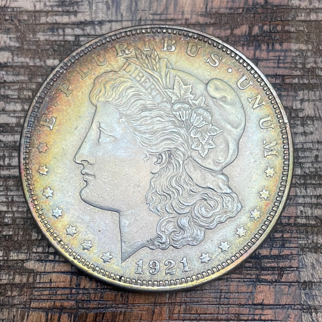 1921 $1 US Morgan Silver Dollar