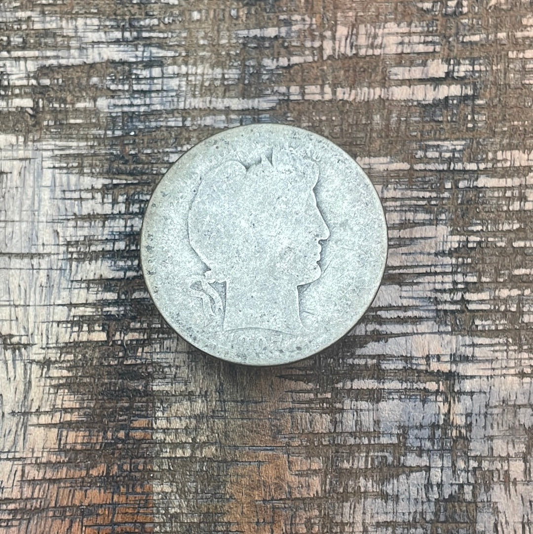1907 50C US Barber Half Dollar
