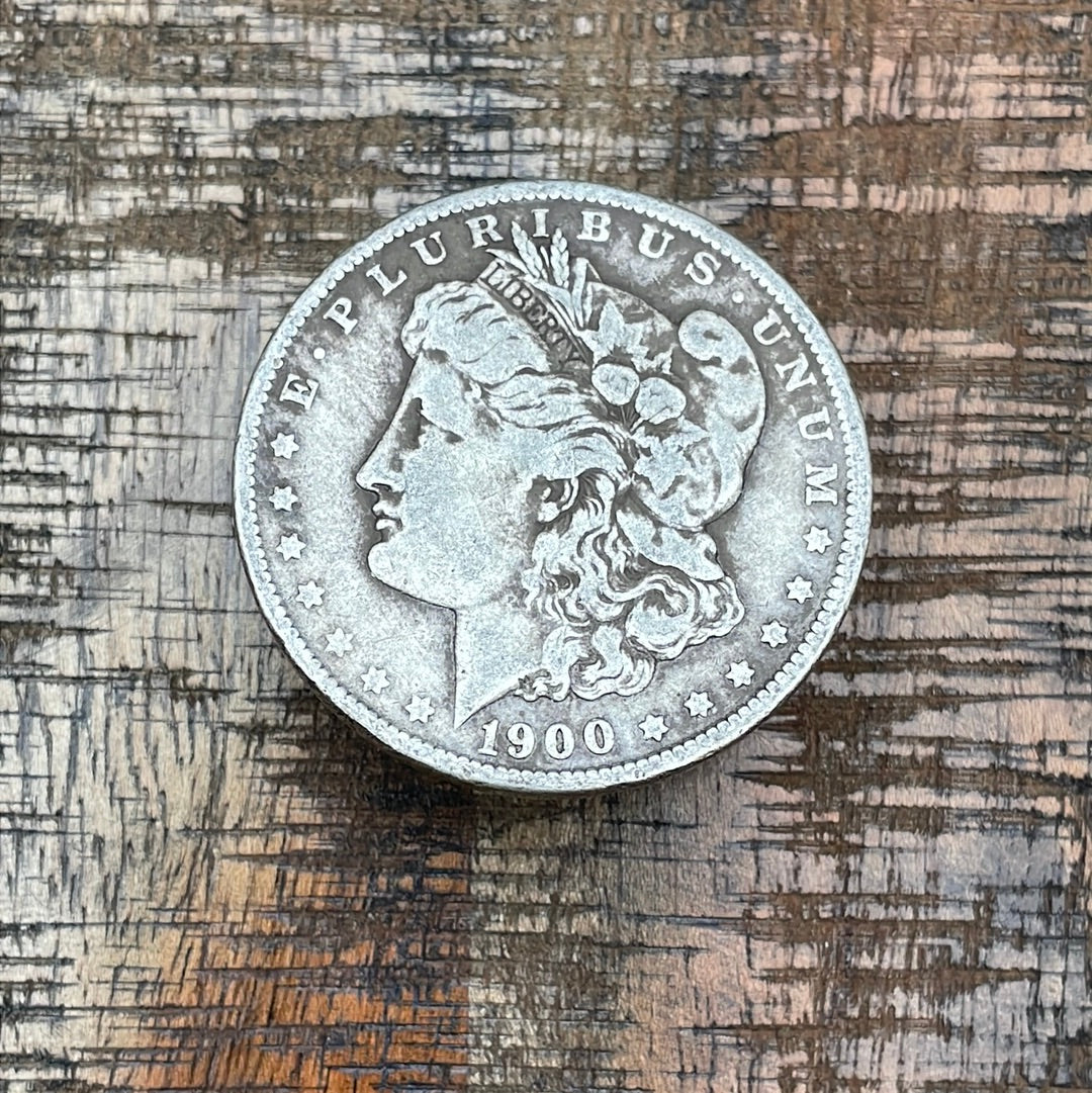 1900-O $1 US Morgan Silver Dollar