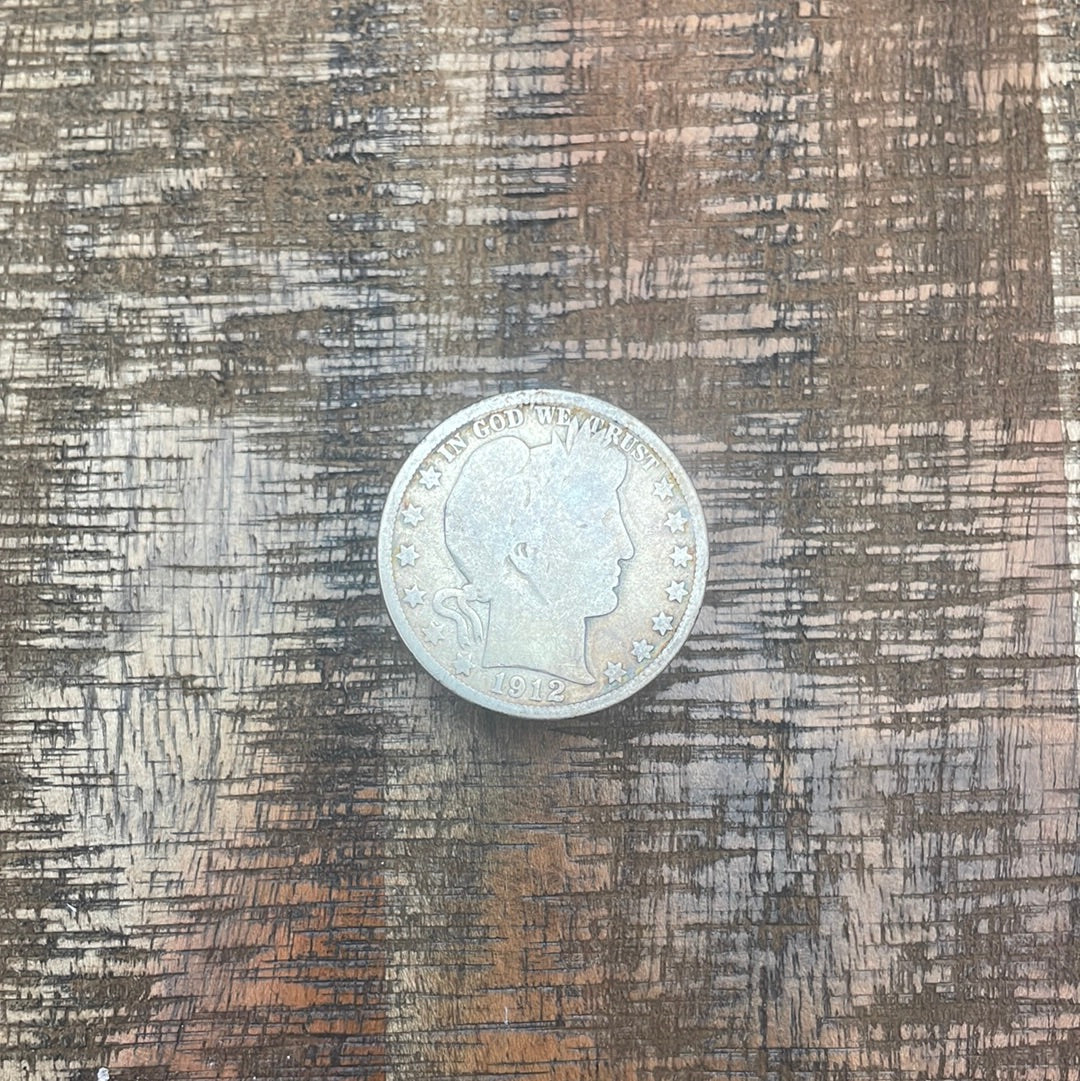 1912-S 50C US Barber Half Dollar