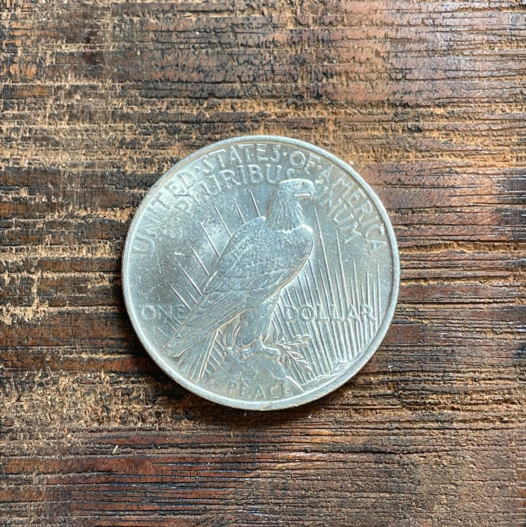 1923 $1 US Silver Peace Dollar