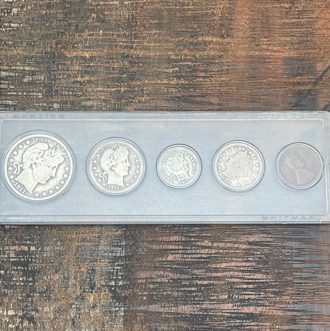 1911 Collectors Year Set, Whitman Case