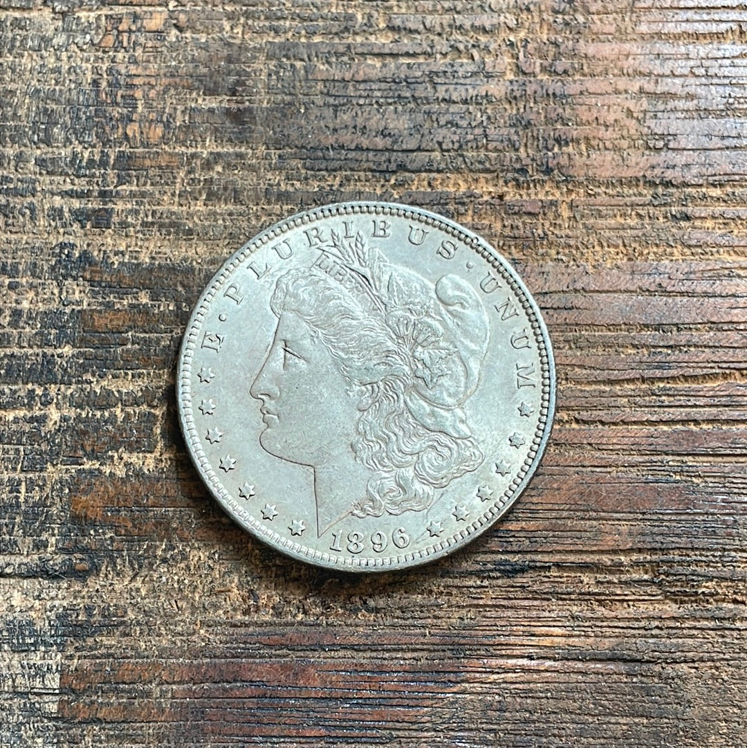 1896 $1 US Morgan Silver Dollar