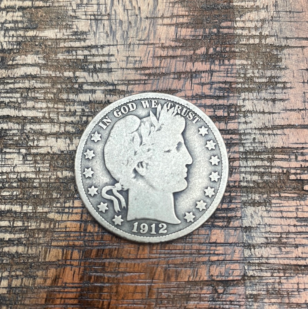 1912 50C US Barber Half Dollar