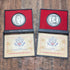 1973 US Mint America's First Medals Commemorating Battles of the American Revolution ~ Pewter ~ Set of 2 ~ In cases no Box