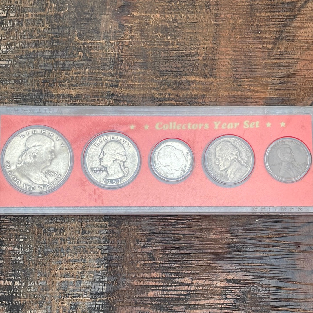 1957 Collectors Year Set in Whitman Case