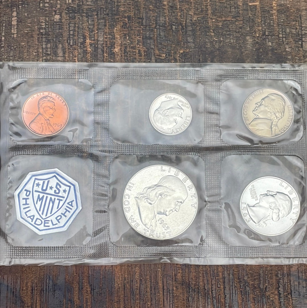 1963 Proof Set no Envelope