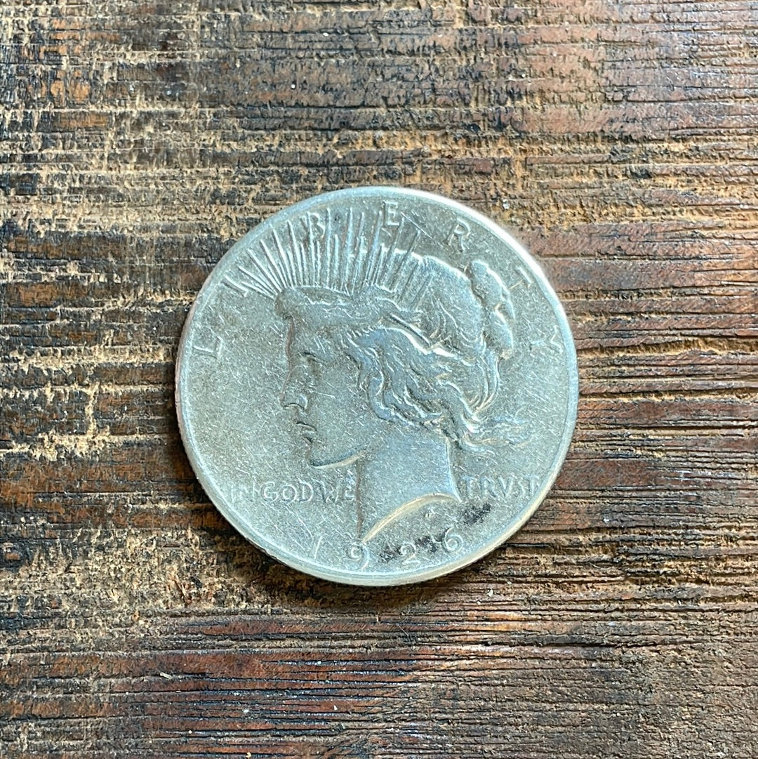 1926 $1 US Silver Peace Dollar