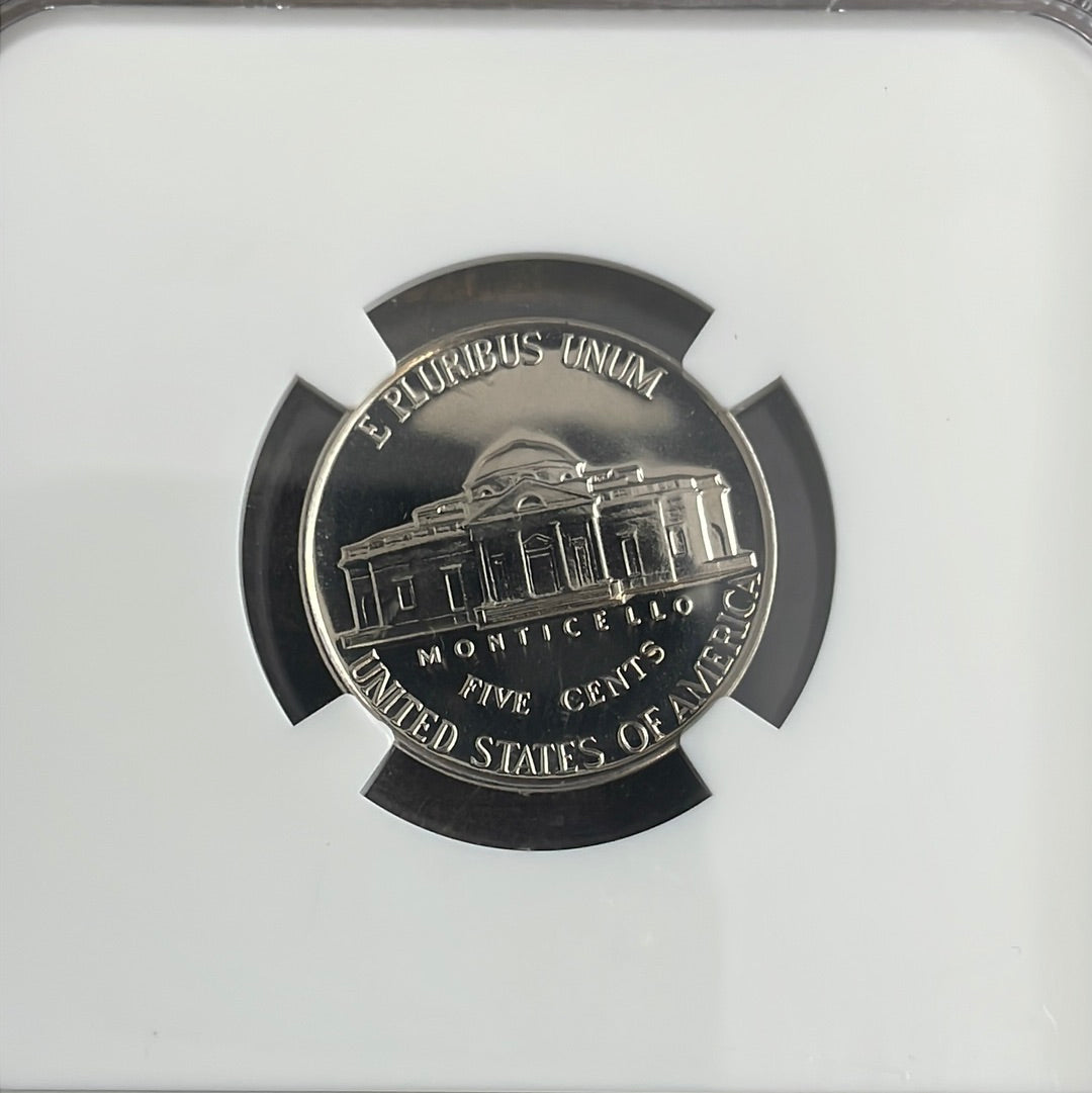 1956 5c US Jefferson Nickel. NGC PF68.