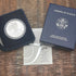 2006-W $1 US American Silver Eagle Proof Coin~Capsule, Presentation Case, Box, with COA.