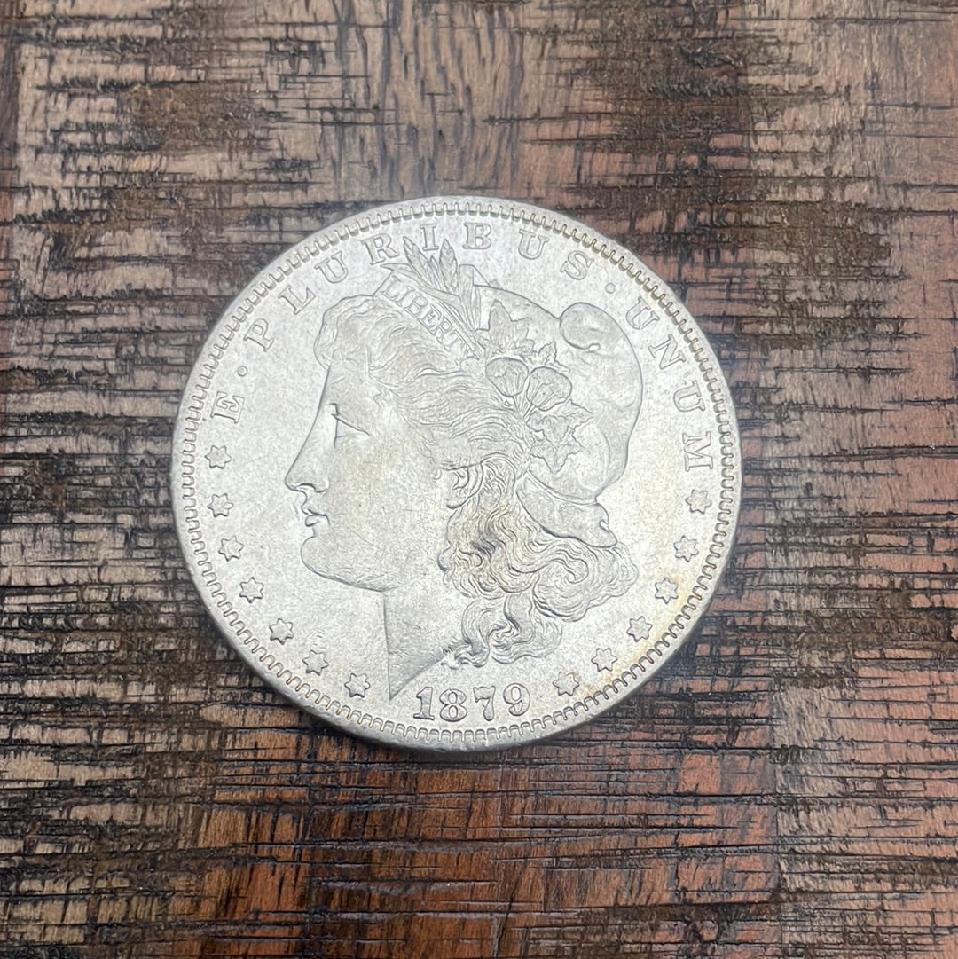 1879 $1 US Morgan Silver Dollar