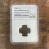1968-D 1c US Lincoln Memorial Cent NGC MS62 BN Mint Error (75% off center)