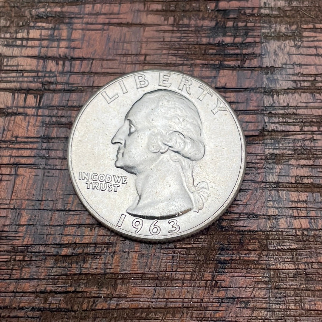 1963 25c US Washington Quarter