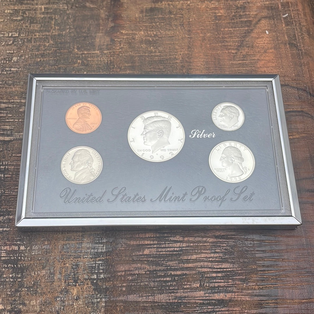 1992-S United States Mint Premier Silver Proof Set in Mint Packaging with COA