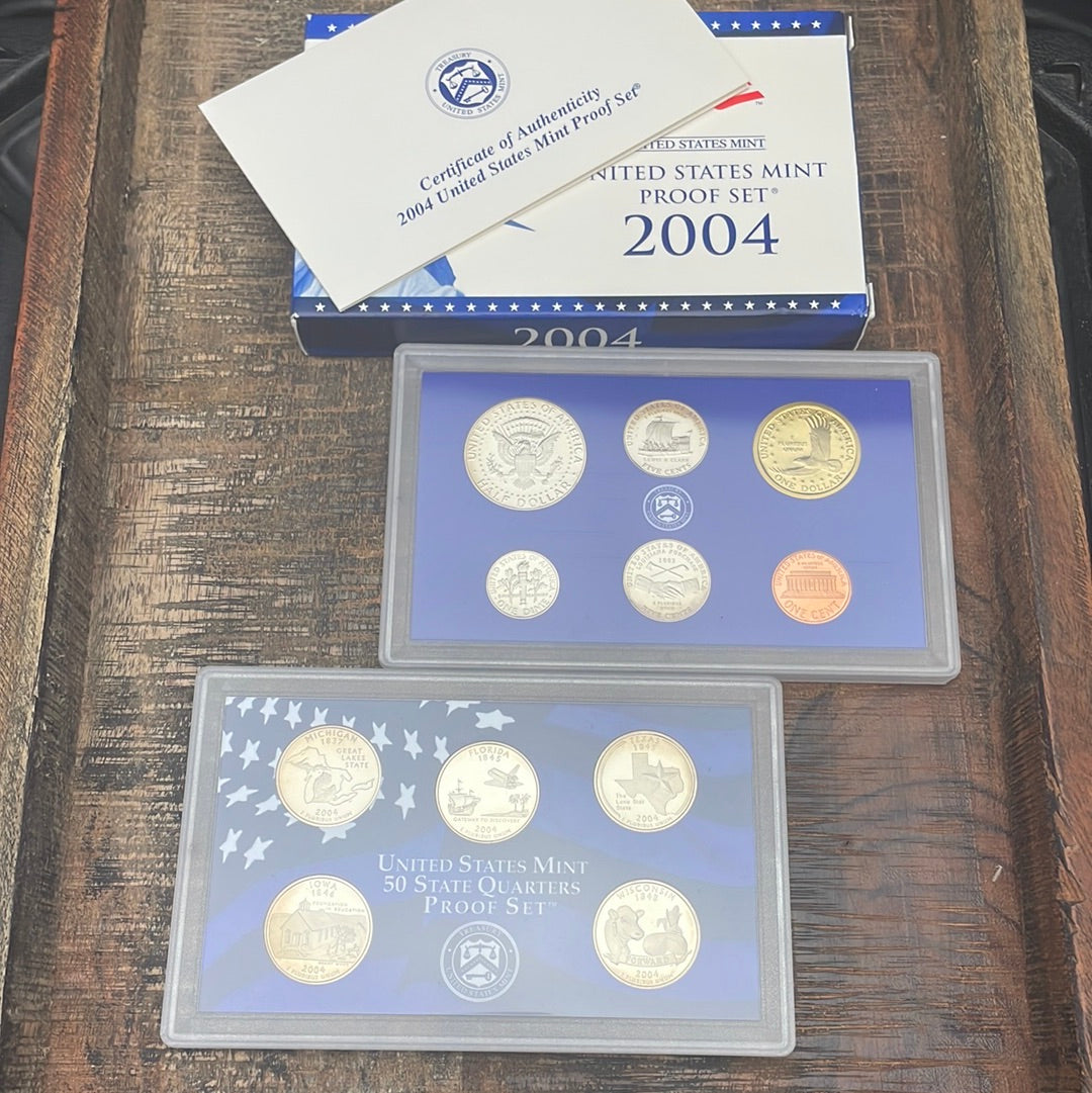 2004 - 11 Coin Proof Set in OGP