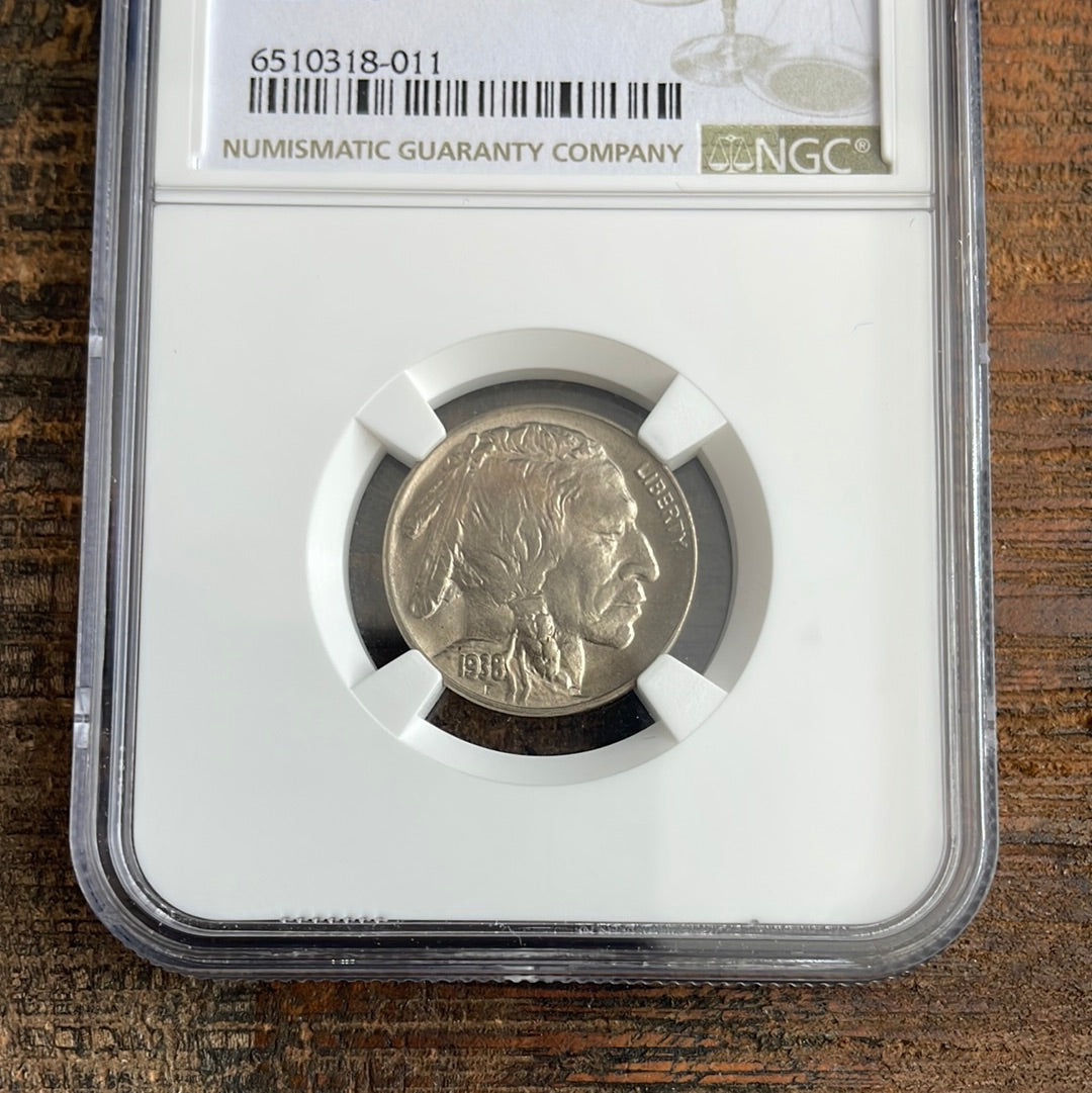 1938-D/S 5c US Buffalo Nickel NGC MS66