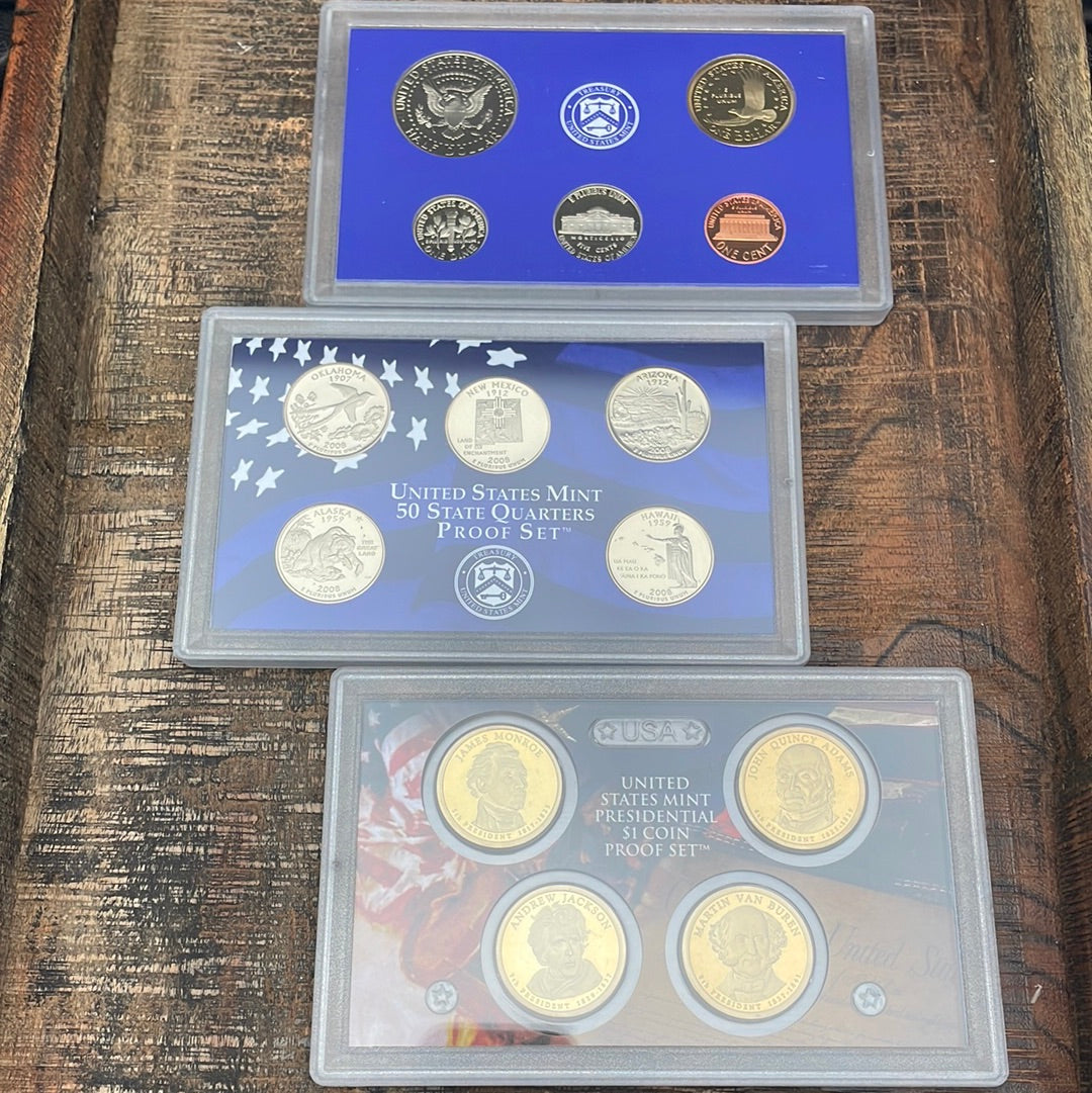 2008 - 14 Coin Proof Set in OGP