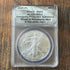 2020 $1 US American Silver Eagle, Emergency Production Assistance, Struck at Philadelphia Mint, A first strike coin, ANACS MS69
