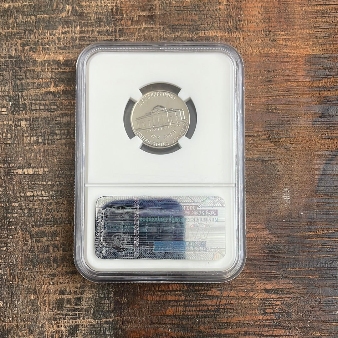 1956 5c US Jefferson Nickel. NGC PF68.