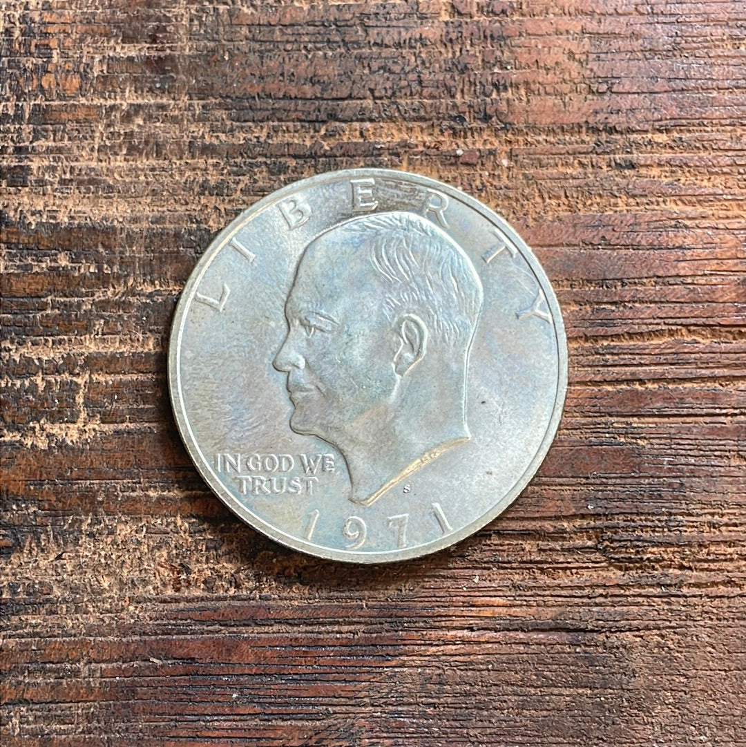 1971-S $1 US Eisenhower Dollar 40% Silver
